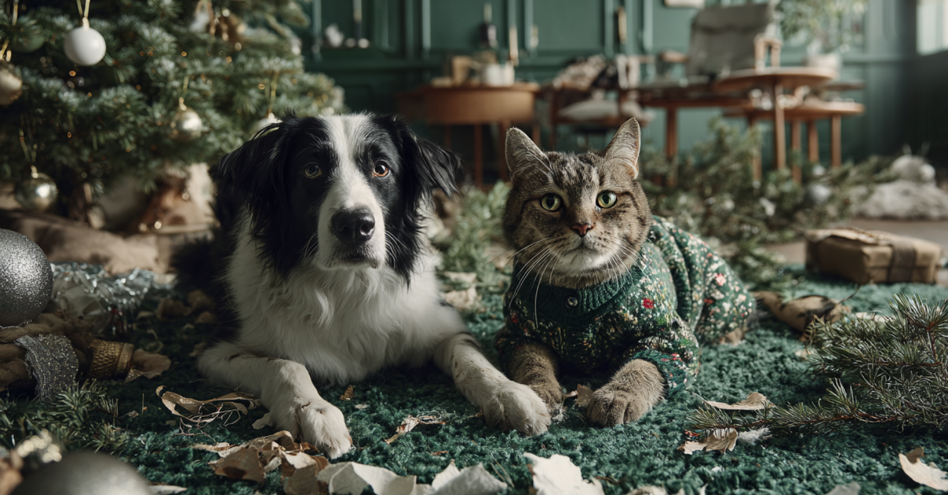 Vánoce s mazlíčky – pozor (nejen) na svíčky